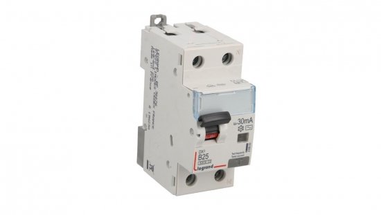 Wyłącznik różnicowo-nadprądowy 2P 25A B 0,03A typ AC P312 DX3 410923