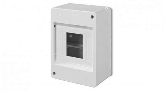 Rozdzielnica modułowa 1x4 natynkowa IP30 MINI S-4 EP-nt 1/4 EP-LUX zacisk PE+N 2304-10