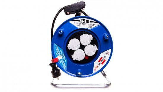 Przedłużacz bębnowy Garant 25m 4x230V H05VV-F 3G1,5 1218054