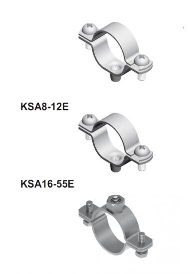 Obejma kablowa 8mm KSA8 7-8mm 805108 /100szt./