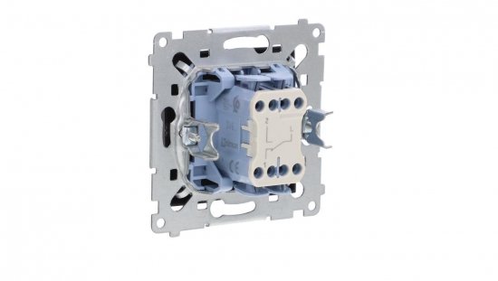 Simon 54 Łącznik schodowy (moduł) 10AX 250V szybkozłącza, czarny mat DW6.01/49