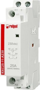 Stycznik instalacyjny 1NO + 1NC, 25A, 230 VAC RXC25-11-A230