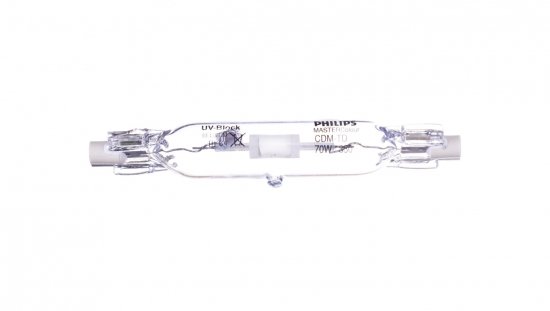 Lampa metalohalogenkowa 70W RX7s 230V 3000K przeźroczysta CDM-TD 8711500197825