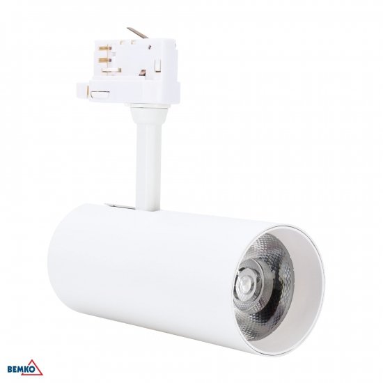 SPOT COB VERKO BIAŁY 3-FAZOWY 30W 4000K 2400LM 36°