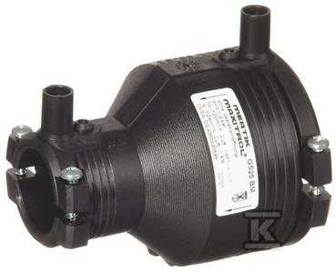 Redukcja elektrooporowa d40x25 PE100, SDR11, PN10 gaz/PN16 woda