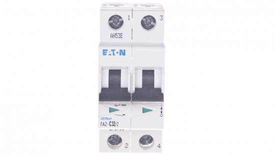 Wyłącznik nadprądowy 2P C 32A 15kA AC FAZ C32/2 278763