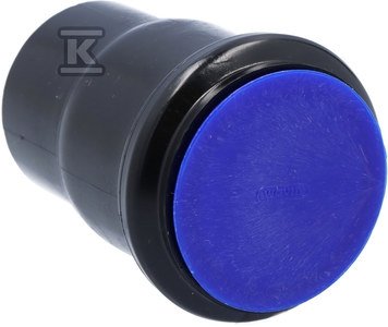 Kielich PEHD 50mm S12.5 z korkiem, kolor czarny, QS (Quick Stream)
