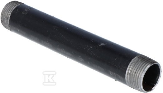 Sztucer stalowy czarny 3/4 dł.0.40m dwustronnie gwintowany .400.05S 70