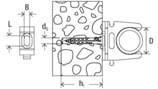 Klips rurowy RC IEC 16 58120 /100szt./