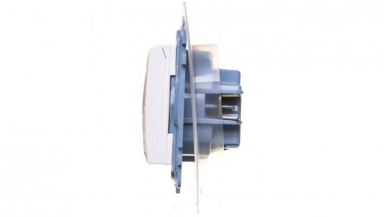 Simon 10 Gniazdo pojedyncze SCHUKO z uszczelką z przesłonami białe 16A 250V IP44 CGSZ1BZ.01/11