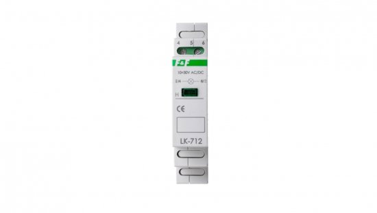 Lampka modułowa zielony 10-30V AC/DC LK-712G-10-30V