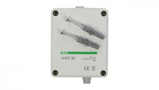 Automat zmierzchowy 30A 230V 2-1000lx obudowa IP65 AWZ-30