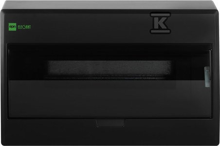 ROZDZ.N/T 1X12M ELEGANT IP40 PE+N CZARNA