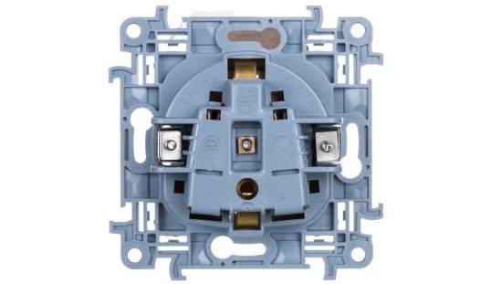 Simon 10 Gniazdo pojedyncze SCHUKO kremowe 16A 250V IP20 CGSZ1.01/41