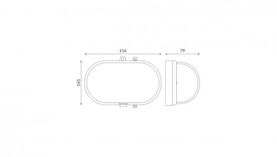 Oprawa kanałowa Torton LED 12W 960lm 4000K 120st IP54 EC79164