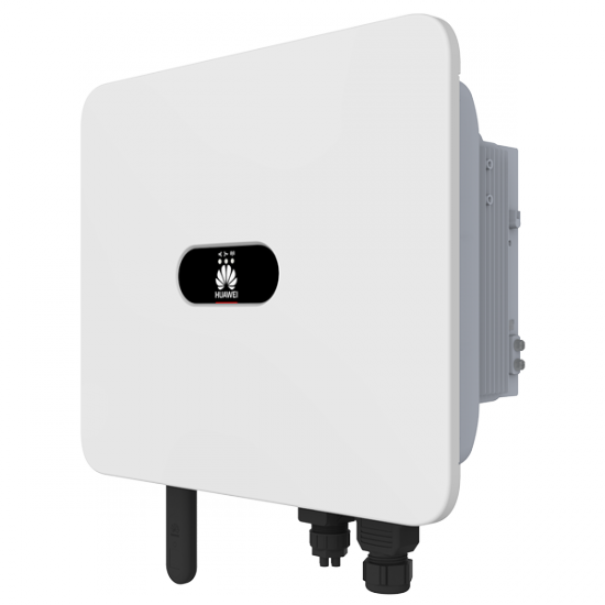 Falownik Huawei FusionSolar // 3-fazowy, 2-MPPT, wbudowana komunikacja (RS485, WLAN poprzez Smart Dongle-brak w zestawie), rozłącznik DC, 12kW/13,2kVA, SPD AC i DC typ II, wsparcie dla optymalizacji, 2 wyjścia bateryjne