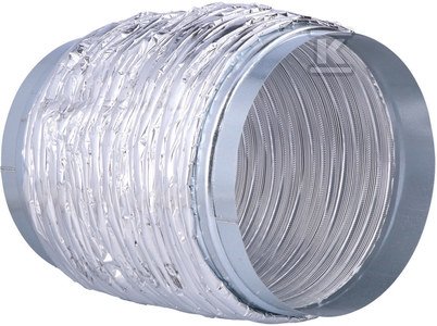 Tłumik kanałowy AKU-COMP, do elastycznych połączeń w systemach wentylacyjnych, długość max. 0,6mm, średnica250mm