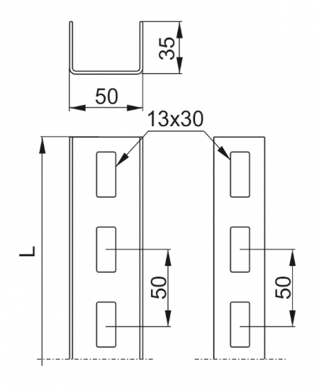 Ceownik CC50H35/0,85MC 895385