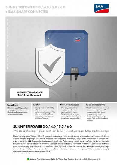 Falownik inwerter SMA Sunny Tripower 8.0 STP8.0-3AV-40 Blue