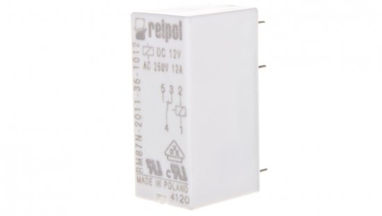 Przekaźnik miniaturowy 1P 12V DC PCB AgNi RM87N-2011-35-1012 600180