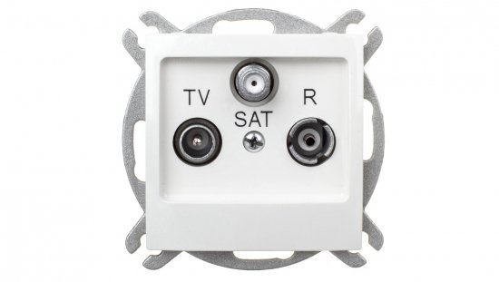 IMPRESJA Gniazdo antenowe RTV-SAT końcowe ecru GPA-YS/m/27