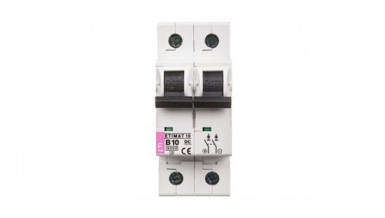 Wyłącznik nadprądowy 2P B 10A 6kA DC ETIMAT10 002128714