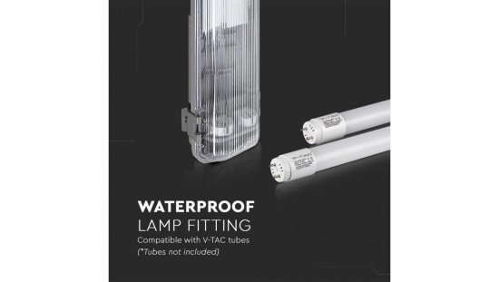Oprawa hermetyczna z odbłyśnikiem pod 2 świetlówki LED 60cm G13 IP65 7883