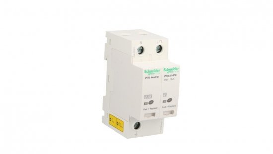 Ogranicznik przepięć Typ T2 1P+N 20kA 1,1kV 350V iPRD-20r-20kA-350V-1PN A9L20501