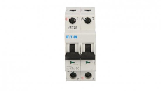 Wyłącznik nadprądowy 2P C 2A 10kA DC FAZ C2/2-DC 279134
