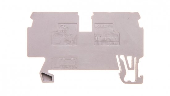 Złączka szynowa 4-przewodowa 2,5mm2 szara 870-831