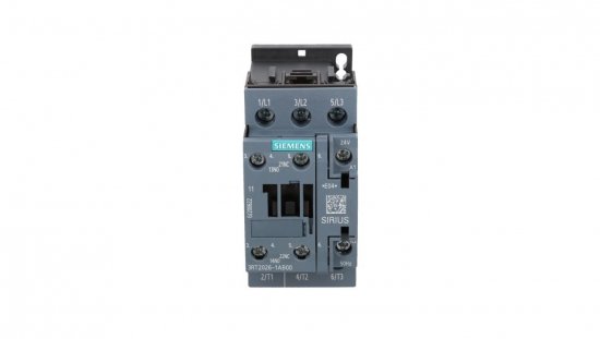 Stycznik mocy 25A 3P 24V AC 1Z 1R S0 3RT2026-1AB00