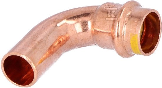 Łuk 90°, jednokielichowy, 22 CU B Press Gas
