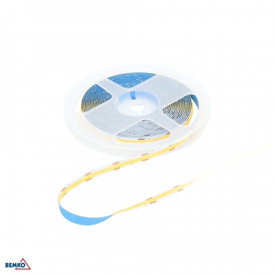 TAŚMA LED PREMIUM 24V DC COB 2400LED/5M 14W/1M IP20 BIAŁA CIEPŁA