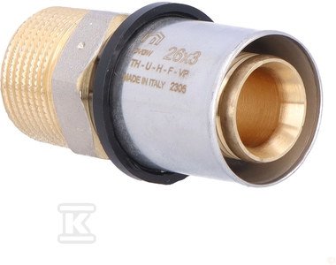 Złączka podłączeniowa PURMO CLEVERFIT z gwintem zewnetrznym 26x3/4&quot; GZ