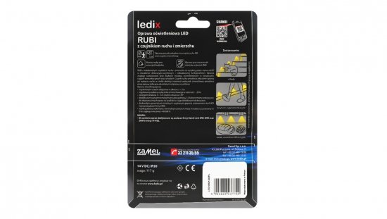 Oprawa schodowa LED Rubi PT 14V DC regulowany czujnik GRF biała zimna LED10921631