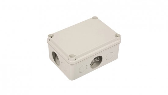 Puszka natynkowa LIGHT 162x116x76 6xM25 4xM40 IP66/67 szara EV-161