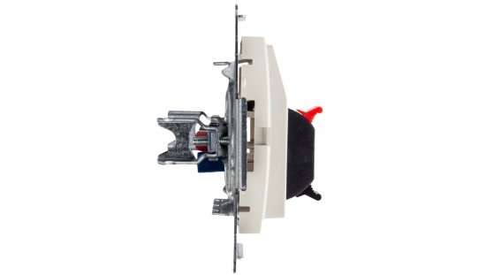 Simon 54 Gniazdo głośnikowe pojedyncze kremowe DGL31.01/41