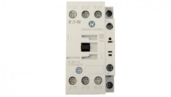Stycznik mocy 17A 3P 230V AC 1Z 0R DILM17-10 (230V50HZ,240V60HZ) 277004