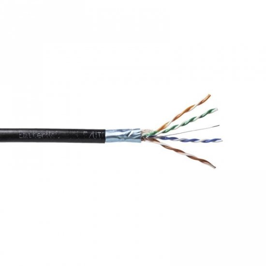 Kabel EmiterNet zewnętrzny żelowany FTP (F/UTP) kat.5e, drut 4x2x0,5 PE+GEL