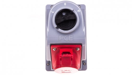 Gniazdo stałe z wyłącznikiem L-0-P 16A 5P 400V IP44 COMBO-POL 960615401W