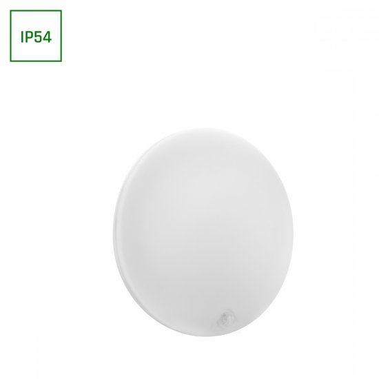 NYMPHEA PROXI PIR 18W WW 230V 120ST IP54 FI300X60MM BIAŁY OKRĄGŁA