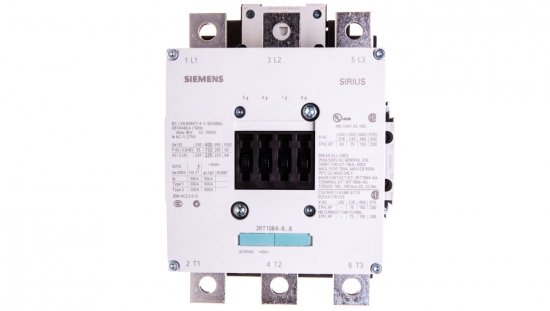 Stycznik mocy 225A 3P 220-240V AC 2Z 2R S10 3RT1064-6AP36
