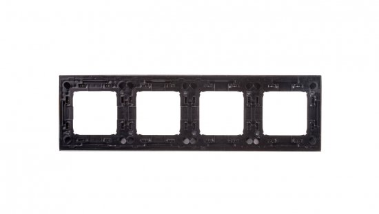 Simon 54 Premium Ramka poczwórna metalowa chrom DR4/63