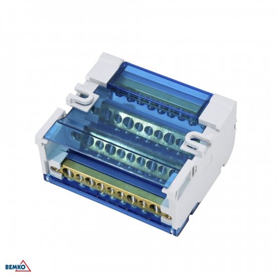 BLOK ROZDZIELCZY 44 ZACISKI 4x11 (7x5,3mm + 2x7,5mm + 2x9mm)