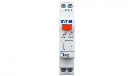 Przycisk modułowy 16A 2R Z-PU/OO 276294