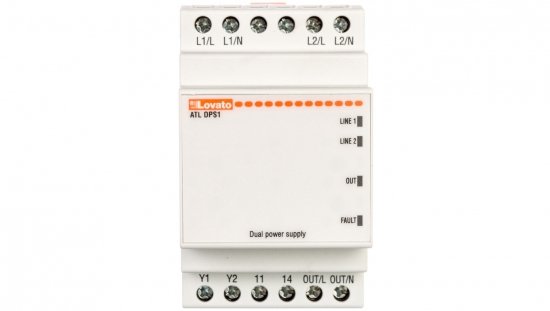 Układ podwójnego zasilania jednofazowego 110/230V AC 50/60Hz ATLDPS1