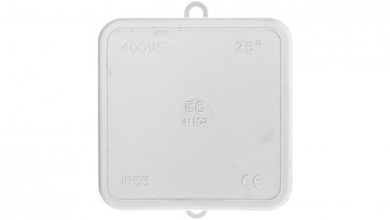 Puszka n/t szara 65x65x32 mm IP55 bezhalogenowa EC411C2
