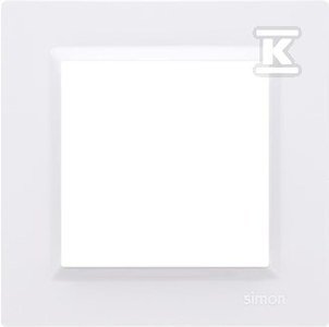 ŁĄCZNIK ŻALUZJOWY BIAŁY+RAMKA SIMON1
