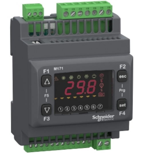 Sterownik PLC HVAC M171 2xDI 5xAI 4xDI 5xAO LAN Modbus SL zas 100-240V wyświetla TM171ODM14R