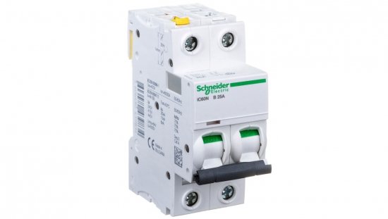 Wyłącznik nadprądowy 2P B 25A 6kA AC iC60N-B25-2 Acti9 A9F03225